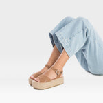 Sandalia plataforma yute de REFRESH