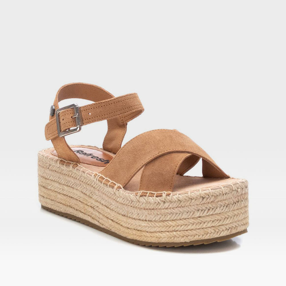 Sandalia plataforma yute de REFRESH