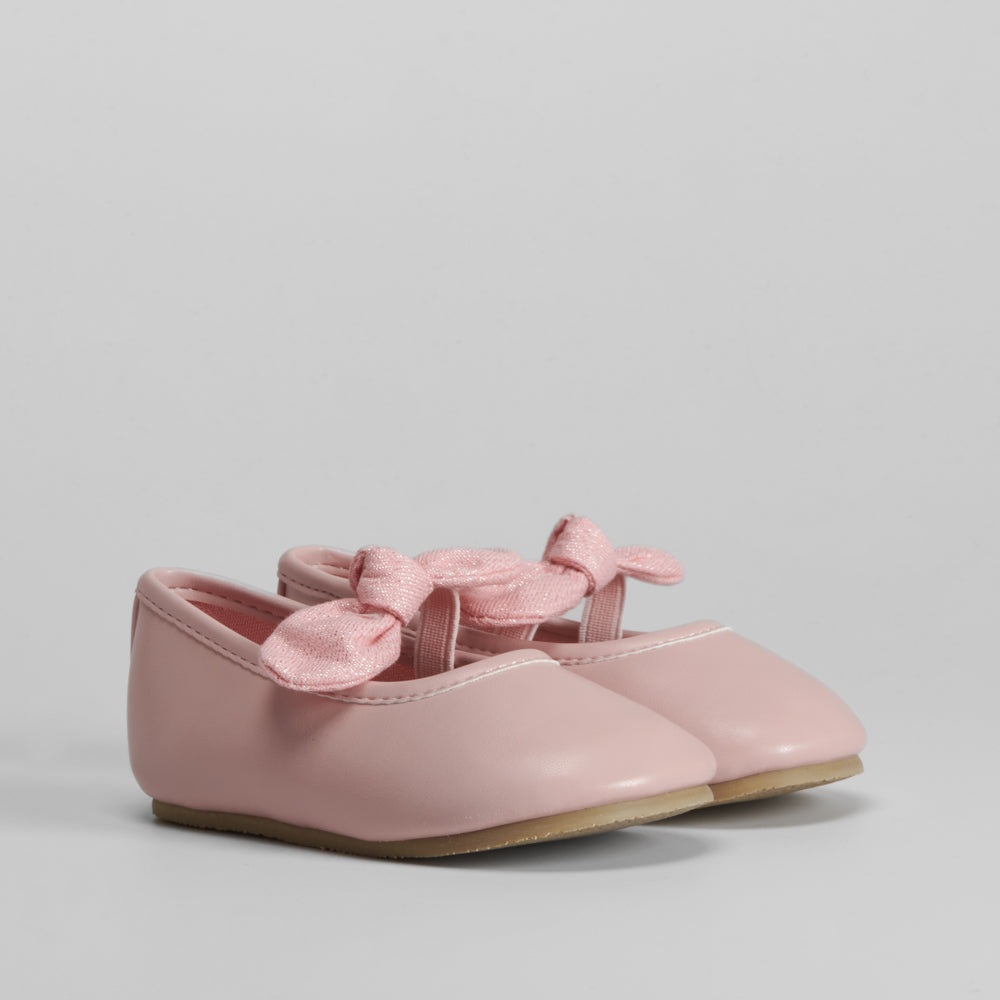 Bailarina bebé beige lazo BACHE
