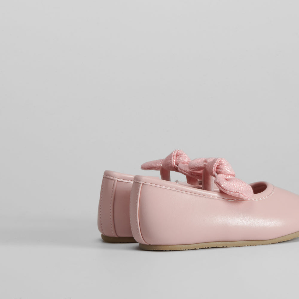 Bailarina bebé beige lazo BACHE