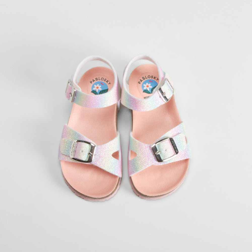 Sandalia bio glitter multicolor PABLOSKY