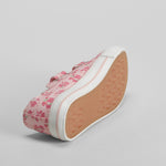 Zapatilla puntera lona flores rosa OH GIRL
