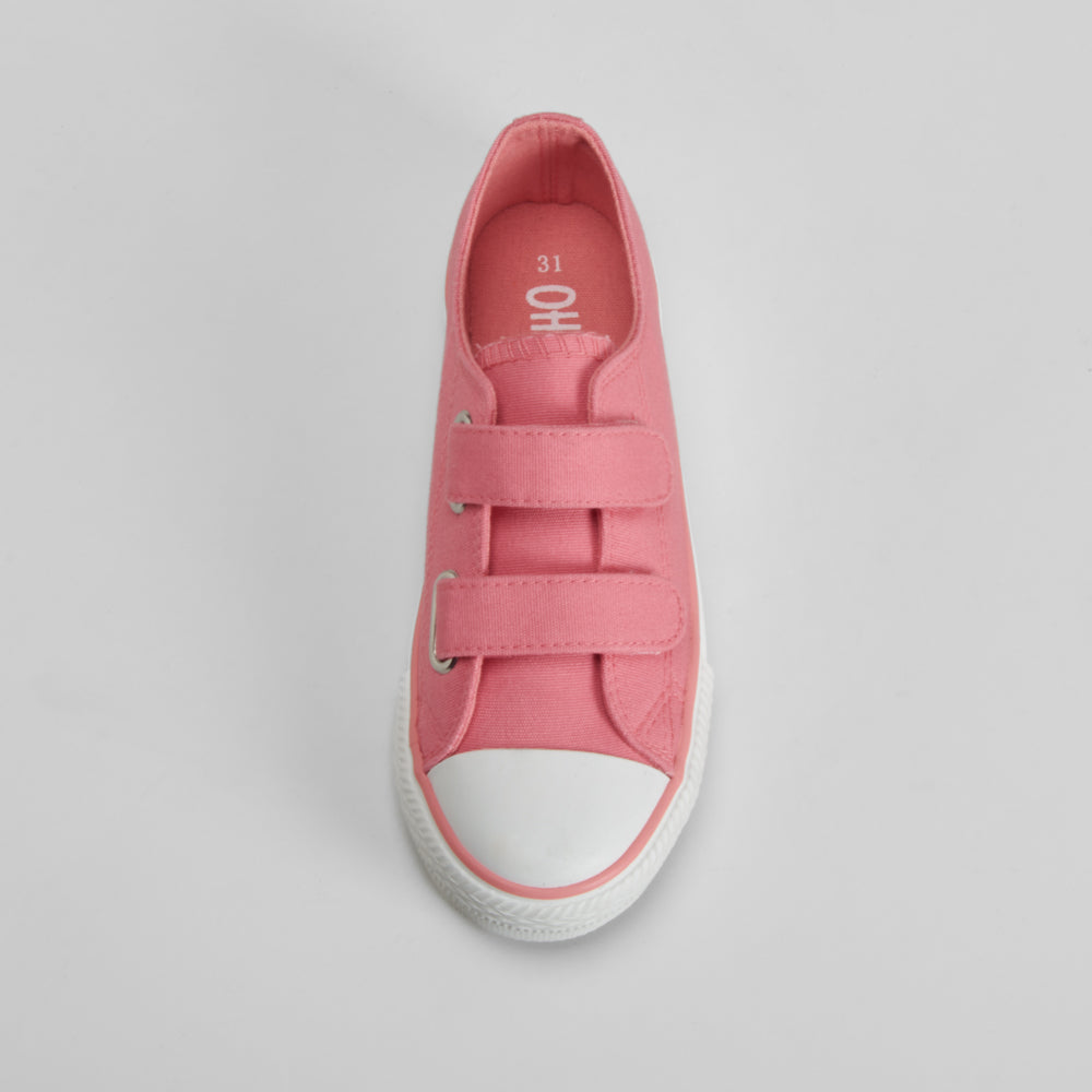 Zapatilla puntera lona rosa OH GIRL