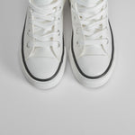 Zapatilla lona alta blanca plataforma OH GIRL