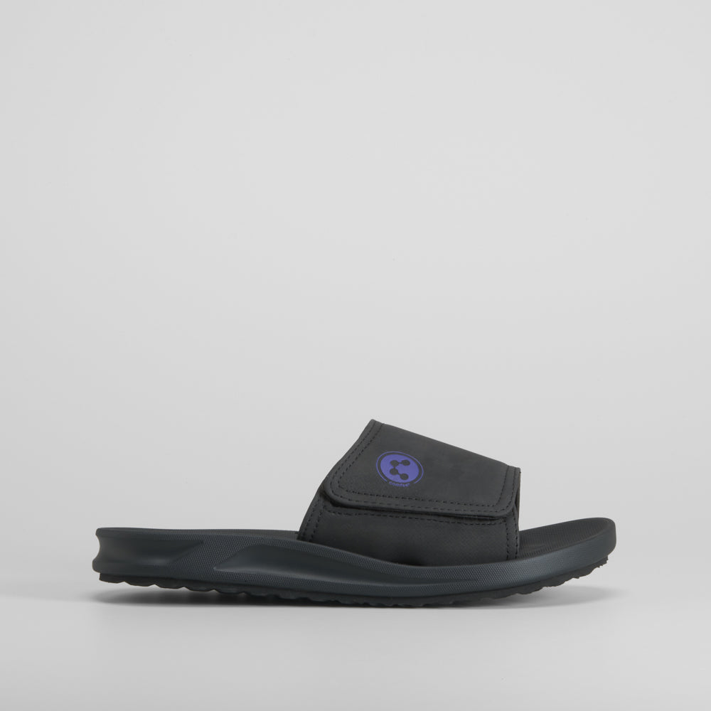 Chancla piscina negra velcro COMFEET