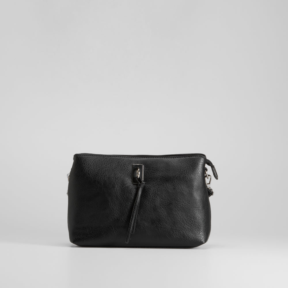 Bandolera nudo negro PICCOLA PIU