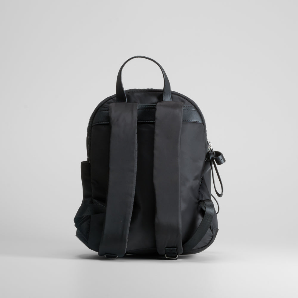 Mochila de nylon colgador negro NYC