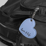 Mochila de nylon colgador negro NYC