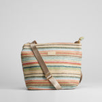 Bandolera rafia rayas multi PICCOLA PIU