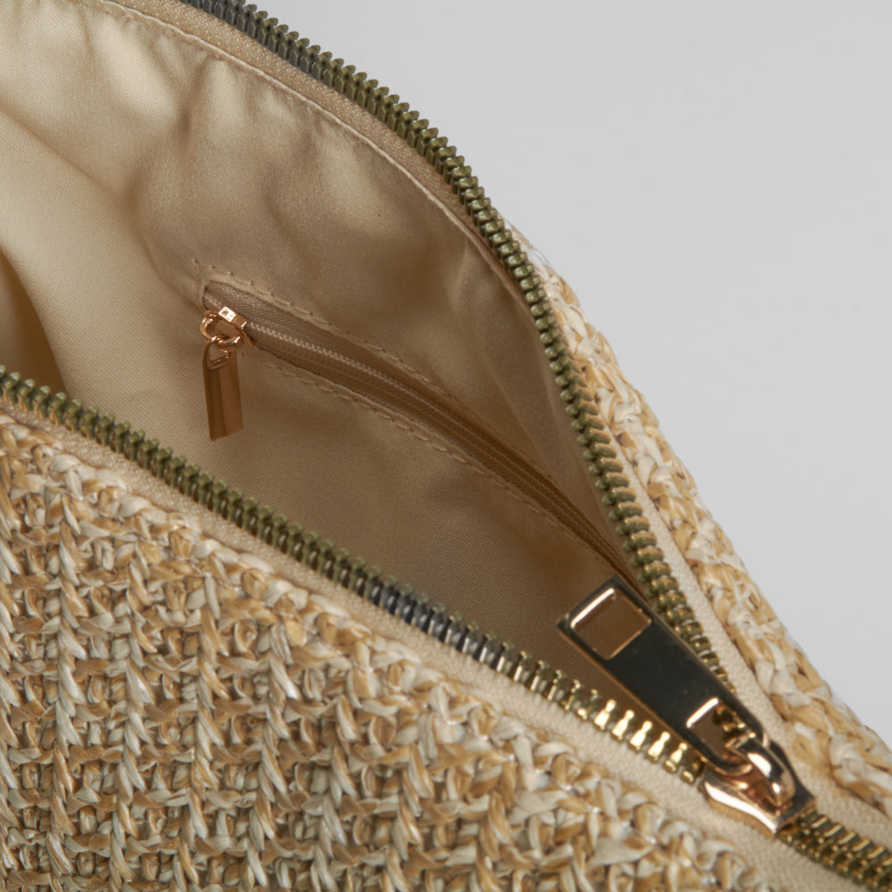 Bandolera rafia camel PICCOLA PIU