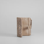 Monedero mandalas bordados camel SENDA ROAD