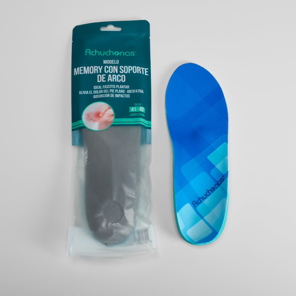 Plantilla hombre memory foam arco ACHUCHONAS