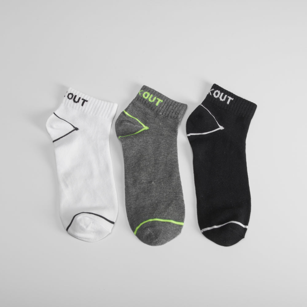 Pack 3x pares calcetines línea puntera hombre