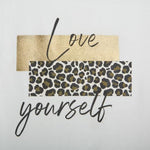 Sudadera blanca leopardo NYC