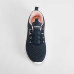 Deportiva walking elásticos azul COMFEET