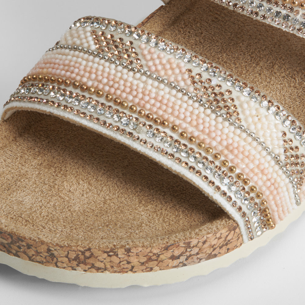 Sandalia bio brillos destalonada COMFEET