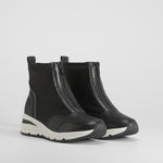 Zapatilla alta deportiva negra COMFEET
