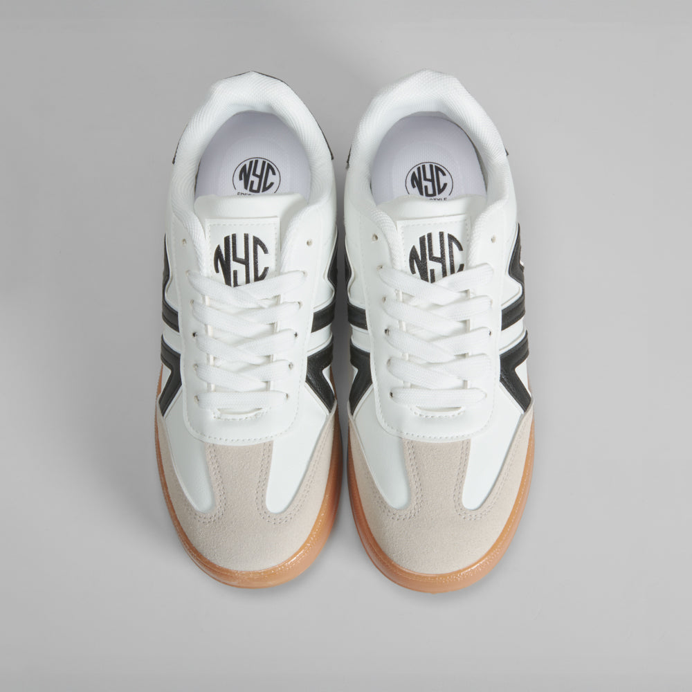 Sneaker retro blanco NYC