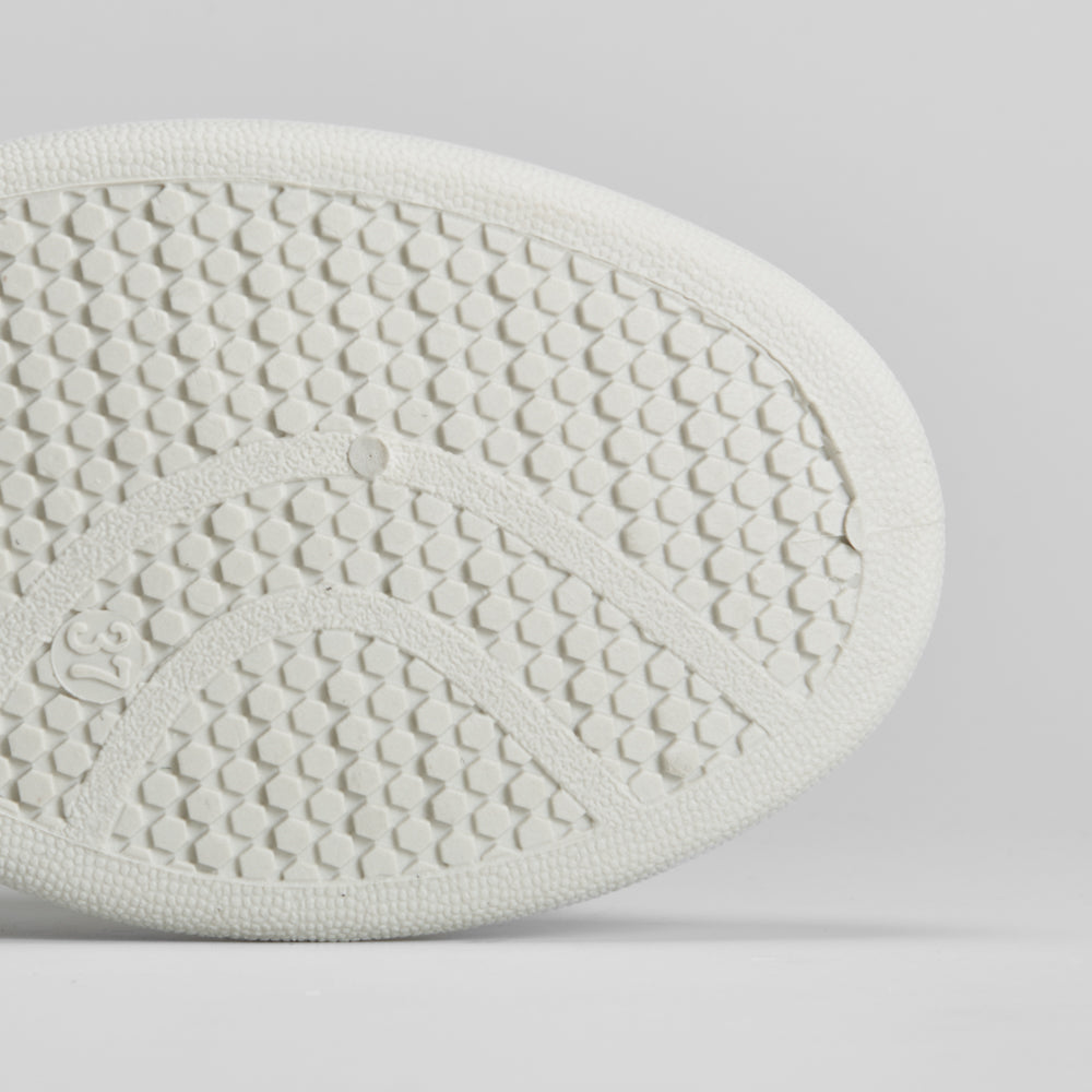 Zapatilla urban blanca logo punteado NYC