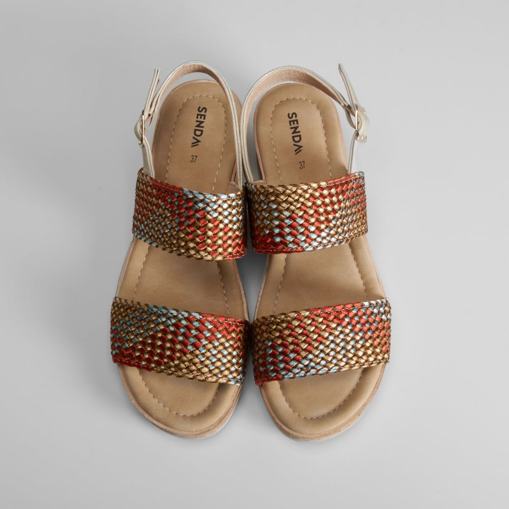 Sandalia doble tira multicolor SENDA ROAD