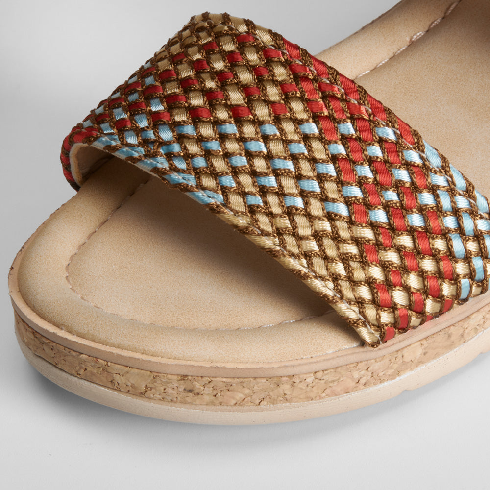Sandalia doble tira multicolor SENDA ROAD