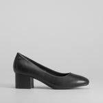 Zapato de tacón taupe cómodo negro COMFEET