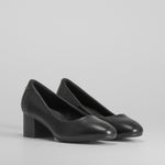 Zapato de tacón taupe cómodo negro COMFEET