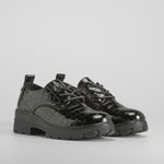 Blucher grabado coco negro COMFEET