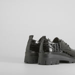 Blucher grabado coco negro COMFEET