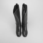 Bota tacón medio negro COMFEET