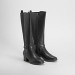 Bota tacón medio negro COMFEET