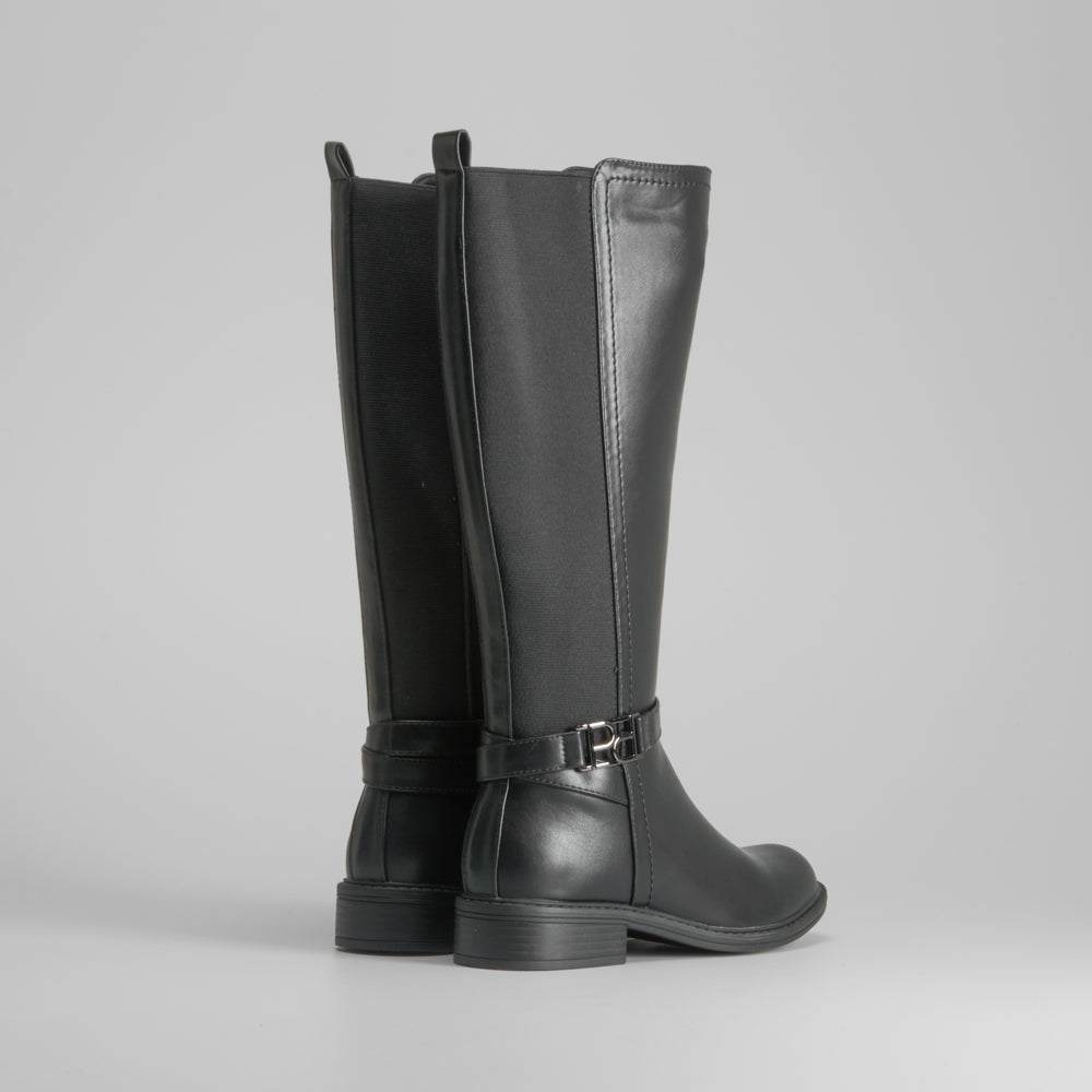 Bota alta color negro PICCOLA PIU