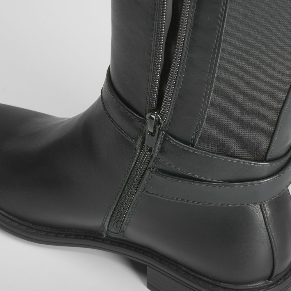Bota alta color negro PICCOLA PIU
