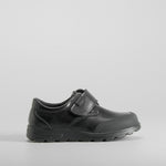 Zapato colegial velcro negro piel SEVEN FIVE