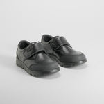 Zapato colegial velcro negro piel SEVEN FIVE