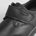 Zapato colegial velcro negro piel SEVEN FIVE
