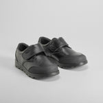 Zapato colegial negro velcro piel SEVEN FIVE