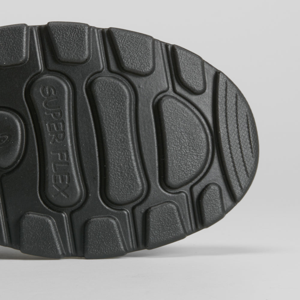 Zapato colegial negro velcro piel SEVEN FIVE