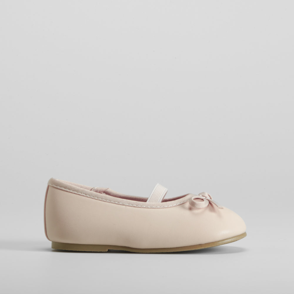 Bailarina bebé básica beige elástico BACHE