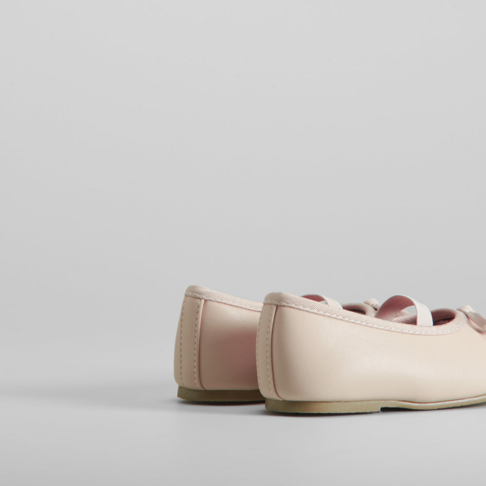 Bailarina bebé básica beige elástico BACHE