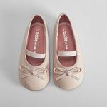 Bailarina bebé básica beige elástico BACHE