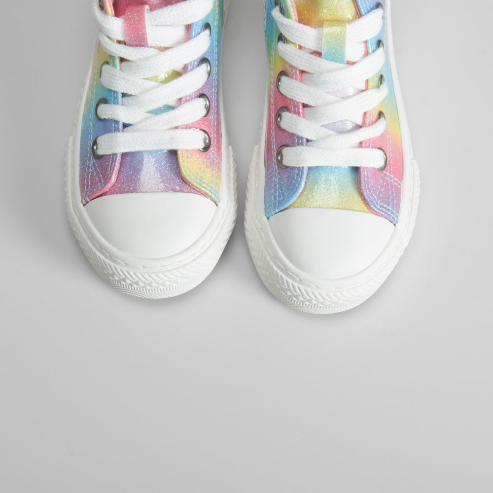 Zapatilla alta arcoíris multicolor OH GIRL