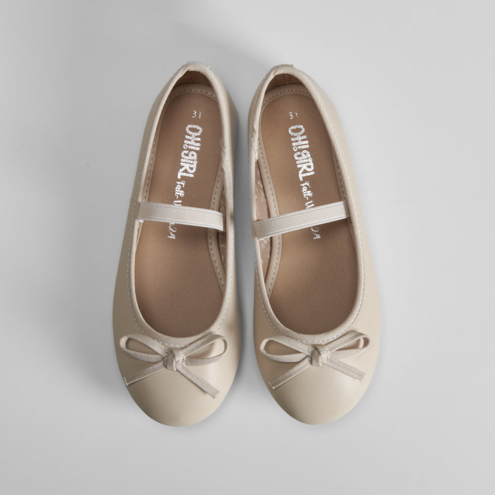 Bailarina beige básica elástico OH GIRL