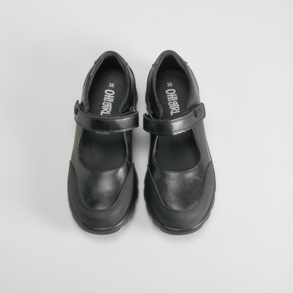 Mercedita colegial negro de piel OH GIRL