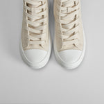 Zapatilla alta beige cremallera XTI
