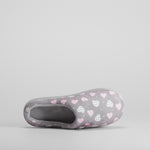 Zapatilla abierta estampado lazo OLYNE