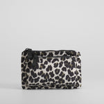 Monedero de nylon en leopardo NYC