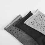 Pack 3 calcetines strass gris MERKAL