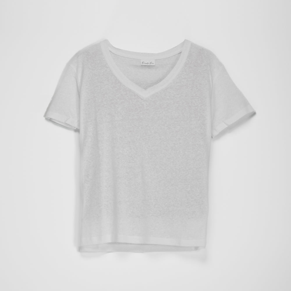 Camiseta manga corta blanca básica PICCOLA PIU