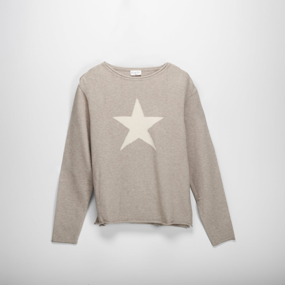Jersey estrella beige PICCOLA PIU